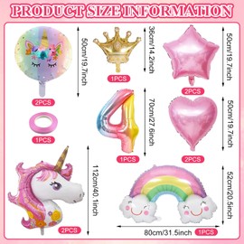 UOY Birthday Decoration Girls, Birthday for Girls, Children's Birthday Decoration Girls, Birthday Decoration Balloons for Girls Birthday Decoration (N)