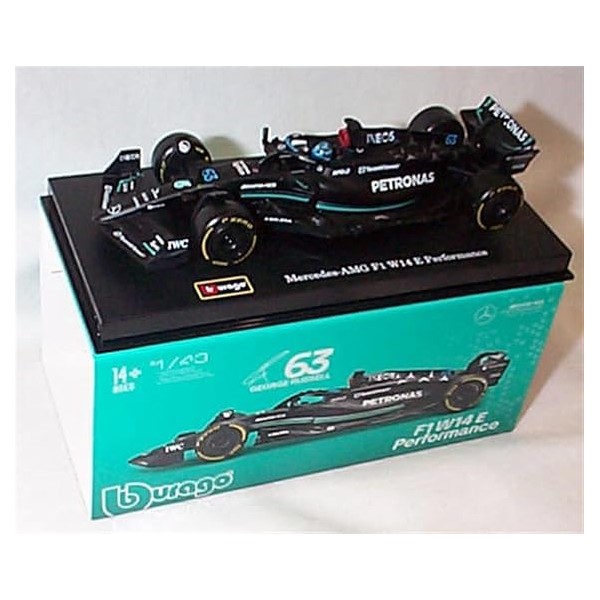 Bburago F1 M'ERCEDES BEN'Z W14 E Performance 2023#63 G'eorge R'ussell