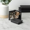 Neil Enterprises Inc. 2.5" x 3.5" Black Leather Self-Stick Photo