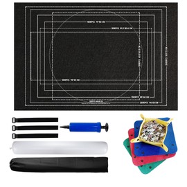 Puzzlematte für Puzzles, Puzzle Matte, Puzzleunterlage,mit bis 2000 Puzzle Teile,praktisches Zubehör zur Aufbewahrung von Puzzles,Schwarz