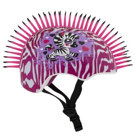 Raskullz Zebra Mohawk Helmet, 5+ Years, White