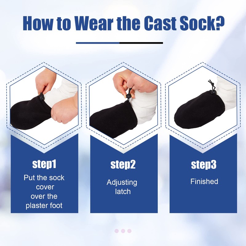 Cast Toe Socks for Women Men 4 Pack Cast Toe
