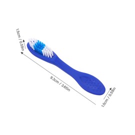 ULTECHNOVO 12pcs Soft Bristle Toothbrushes with Short Handles for Safe Institutional Use for Prisons and Camping Comfortable Grip Reduce Discomfort