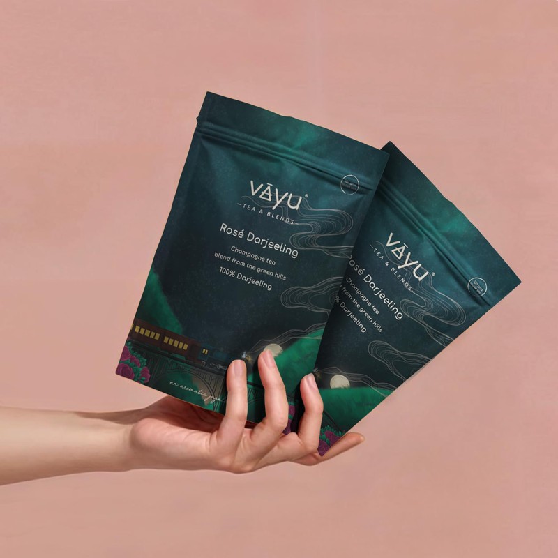 Vayu Tea & Blends - Rose Darjeeling | Green Tea