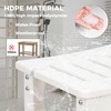 FLYJOE Shower Bench for Shaving Legs, Waterproof HDPE Chair Seat