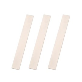 RuiJOTWAT 3PCS Blank & Uncut Guitar Bridge Saddles 80x3x10mm for Acoustic & Classical & Cigar Guitar Part Replacement