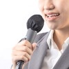 Sanwa Supply MM-SPHMC1BK Microphone Cover (100 Pieces) Non-Woven Fabric