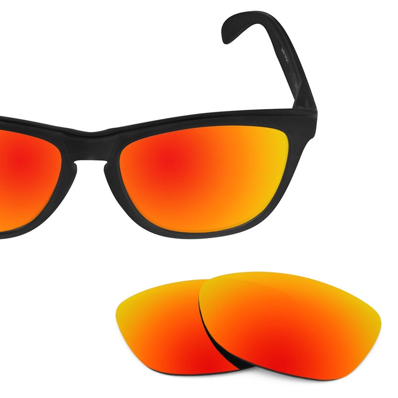 Revant Replacement Lenses Compatible With Oakley Frogskins, Polarized, Fire Red