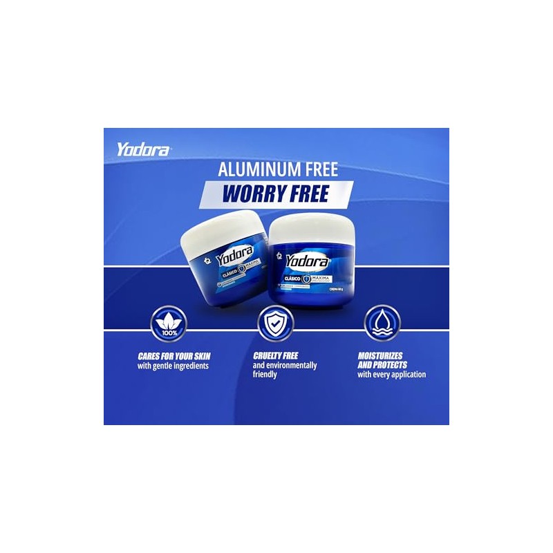 YAHVE Desodorante Yodora Clsico mxima proteccin. 2.11oz Desodorante Yodora Mxima