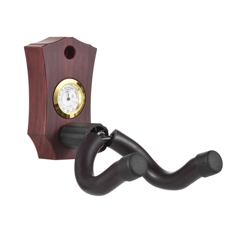 2-in-1 Guitar Wall Mount with Hygrometer Humidity Meter Guitar Wall
