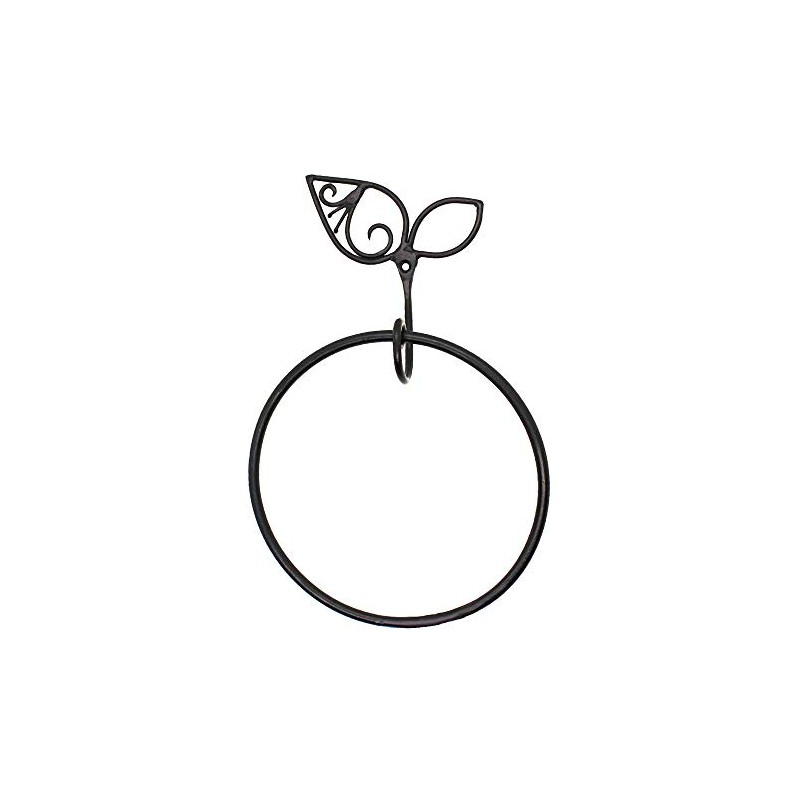 Tokyo Kankan, Towel Hanger, Washroom, Iron Ring, Towel Hanger, Leaf,