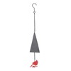 Wind Bell Hanging Decoration Iron Rust Proof Geometric Bird Bell