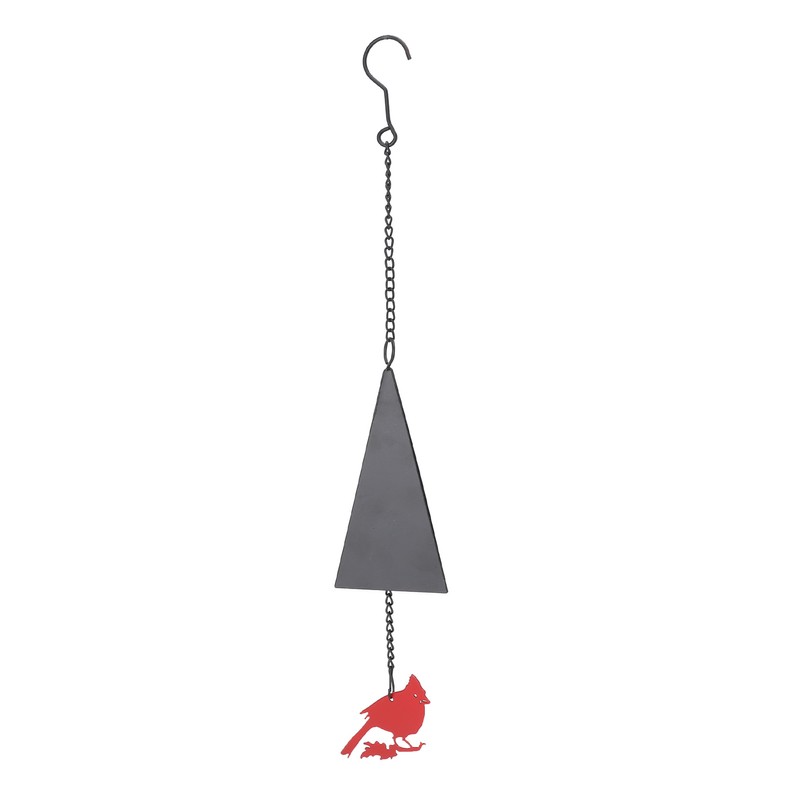 Wind Bell Hanging Decoration Iron Rust Proof Geometric Bird Bell