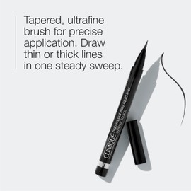 Clinique Clinique High Impact Easy Liquid Eyeliner | Waterproof, Long Lasting, Smudge Resistant + Safe For Sensitive Eyes, Black, 1 Count