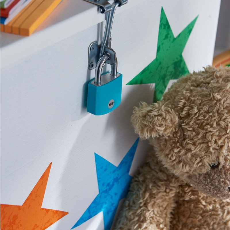 Yale - YE3B/38/119/1/TE Standard Security 38mm Aluminium Padlock - Teal