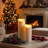 Homemory 4"x9" Outdoor Waterproof Flameless Candles with Timers and Remote