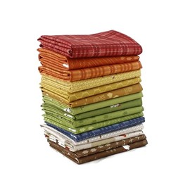 Country Life Fat Quarter Bundle (15 Pieces) by Jennifer Long for Riley Blake 18 x 21 inches (45.72 cm x 53.34 cm) Fabric cuts DIY Quilt Fabric