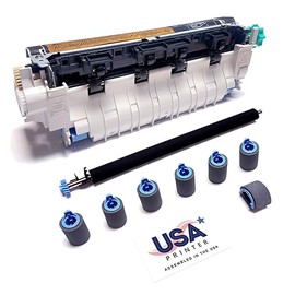 USA Printer Q5998-67904-MTKv2-USA (Q5998A Q5998-67903) Maintenance Kit for HP Laserjet 4345 Includes RM1-1043 Fuser, RM1-0699 Transfer Roller, & Tray 1-4 Roller Kit (110V)