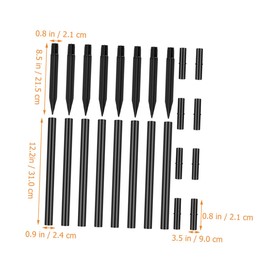 Levemolo Solar Light Stakes Durable Garden Ground Stakes with Extension Tubes and Connectors for Outdoor Solar Pathway Lighting and Landscaping Installation