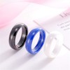 PAURO Women's Classic Engagement Wedding Band Rings Ceramic, Ceramic