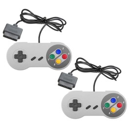 TRIXES 2x Retro Replacement Gaming Controllers, Game Controller, Gaming Accessories, Gamepad, Gaming, Gaming Console Accessories, Gamepads for Use with SNES