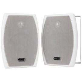Dayton Audio IO525WT 5-1/4" 2-Way 70V Indoor/Outdoor Speaker Pair White