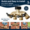 DBR Tech® Garden Hose Splitter 4 Way | Heavy Duty
