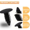 Rivet Fastener Plastic Rivet Fastener 50 Pieces Car Bumper Plastic