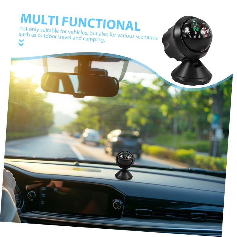 Gatuida Car Compass Ball for Dashboard Navigation High Precision Directional