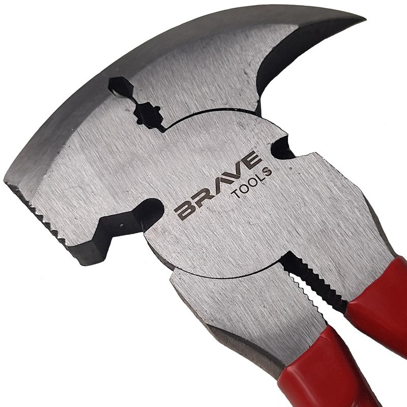 Brave Tools Heavy-Duty Fencing Pliers 10.5 (270mm) – Forged Steel,