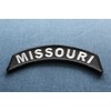 Missouri Patch - 4x1.75 inch. Embroidered Iron on Patch