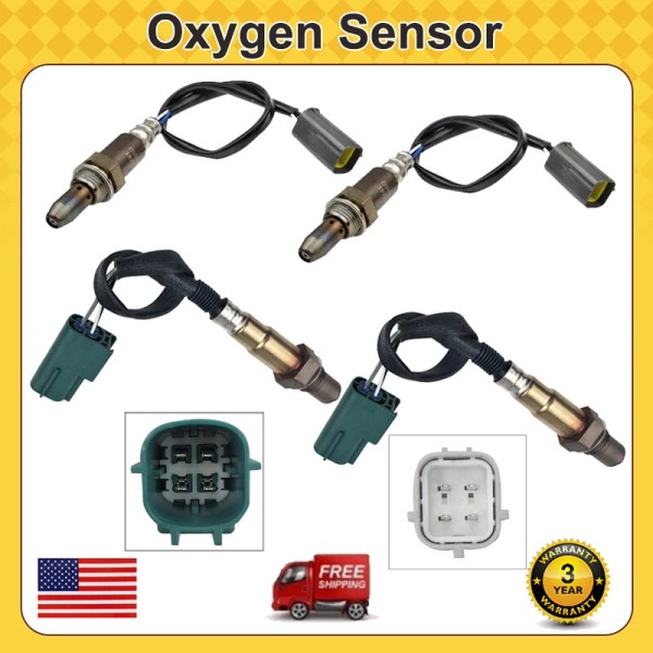 Unbranded Set Of 4 Oxygen Sensors Up+Down For Nissan 2008-2013