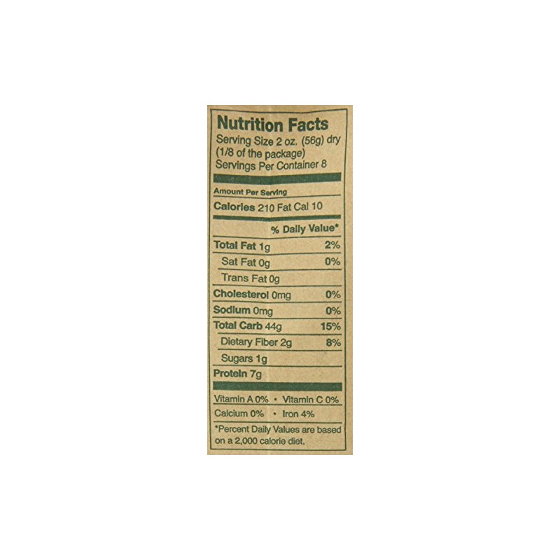 Montebello Organic Farfalle Artisan Pasta, Non GMO, 16 Ounces (Pack