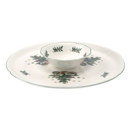 Nikko Ceramics Christmas Giftware Chip & Dip