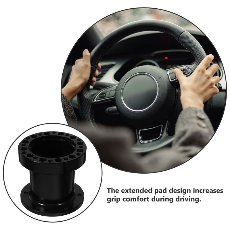 iplusmile 1set Car Steering Wheel Adapter Plate Steering Wheel Adapter