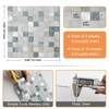 VAOVI Peel and Stick Self-Adhesive Marble Mosaic Wall Tile Backsplash