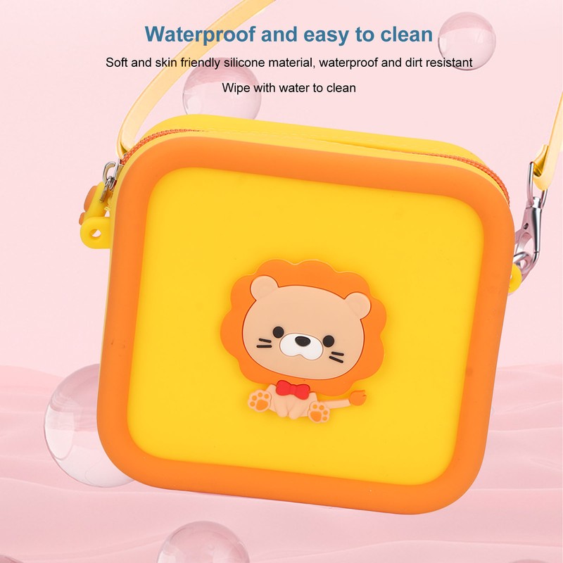 Silicone Kids Camera Bag Cute Cartoon Animal Decoration Shockproof Waterproof