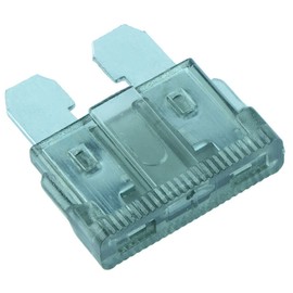 1A Grey Standard Blade Fuse Amp Auto Car Van Bike Pack of 10