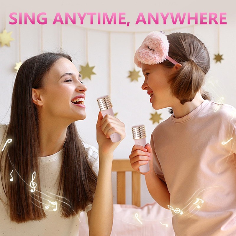 TANALAZ Karaoke Machine (Pink)