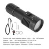 Diving Flashlight 5000LM 6 Light Modes Portable Underwater Flashlight Diving