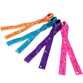 VOANZO 4 Pieces Latin Dance Elastic Band Dance Training Auxiliary Pad Yoga Belt Stretching Belt Muscle