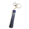 Rigral Women's Bag Charm Tassel Key Ring Keychain, blue