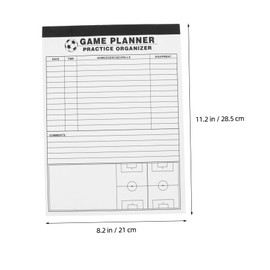 BESPORTBLE Basketball Score Record Book Lightweight Score Keeping Tool for Accurate Game Tracking for and Referees and Portable Design for Easy Use