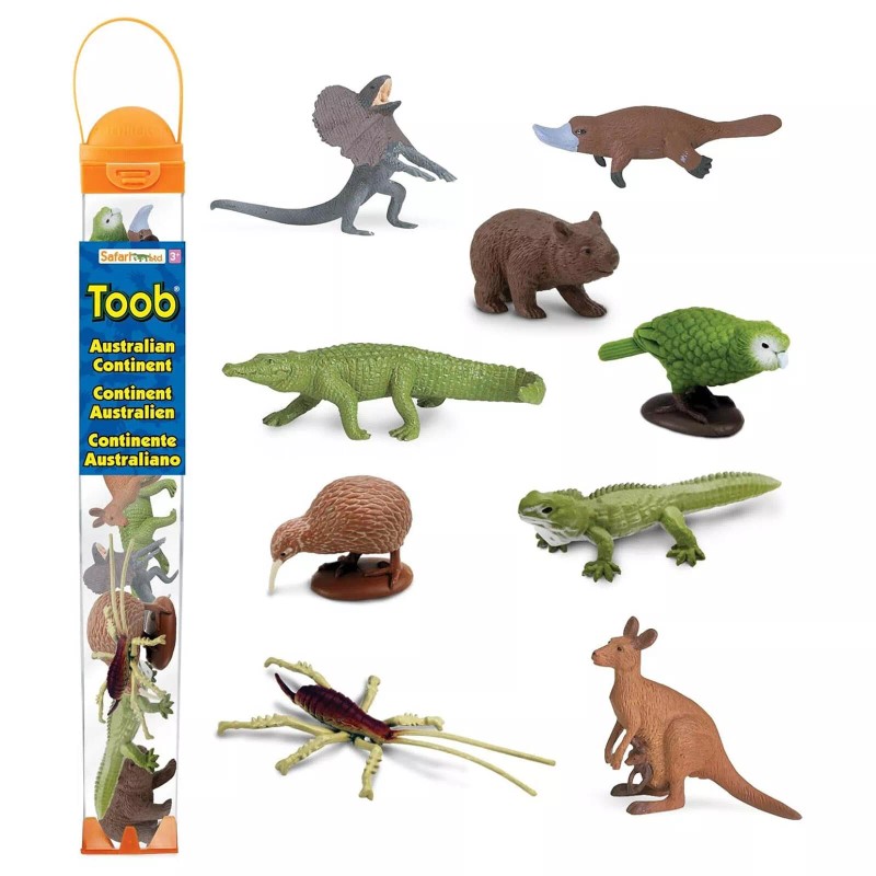 Safari Ltd Australian Continent Mini Animal Figures Toob NEW IN
