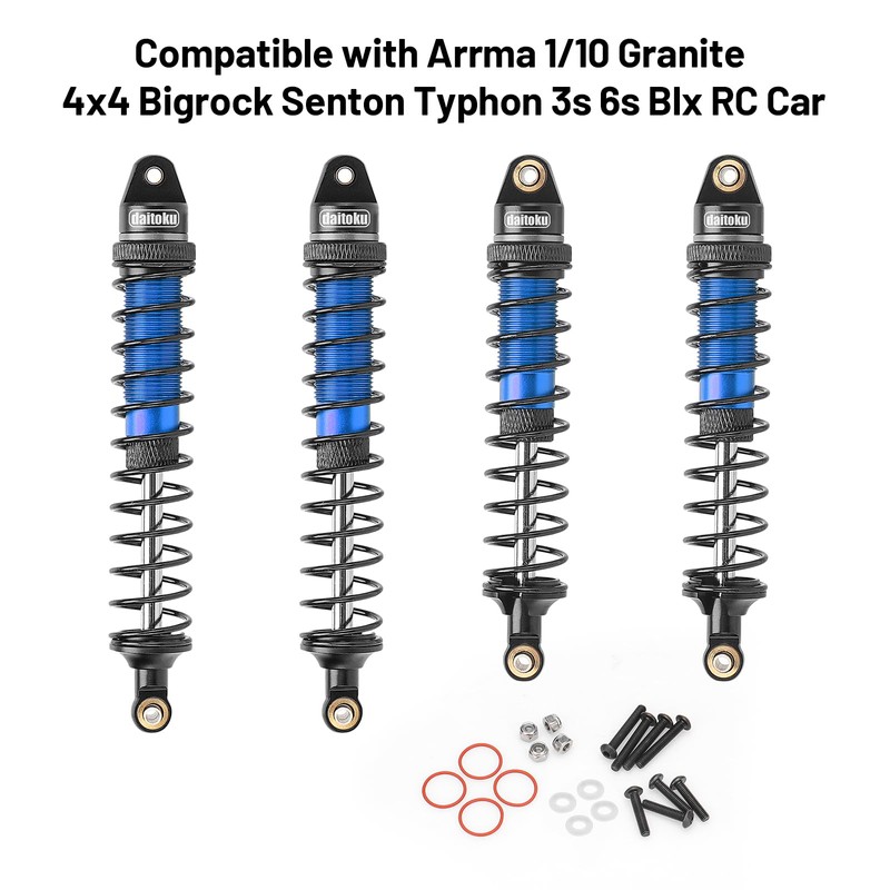 daitoku Shock Absorber Front & Rear for Arrma 1/10 Typhon