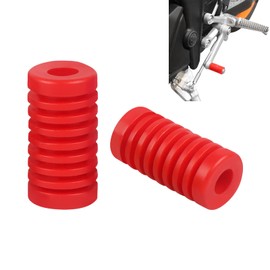COPART Motorcycle Gear Shift Shifter Lever Pedal Rubber Cover Universal Replacement for Yamaha Suzuki Kawasaki Honda and More (Red, 1 Pair)