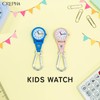 CREPHA AZ-CB-A400 Carabiner Watch, Kids, Analog, Waterproof, blue