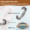 EnerCoppeX Copper Magnetic Bracelet for Women - Detox Jewelry with