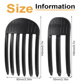 NHQZ Volume hair clip, volume clips hair, volume clip for the hairline, 2 x hair volume roller clip, fixed forehead hair pin for long and short hair, voluminous hair band (black)
