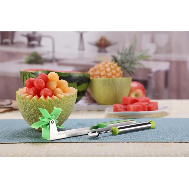 Watermelon Slicer Cutter - Stainless Steel Knife Corer Fruit Vegetable